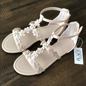 Children’s Place Pink Ankle Sandals